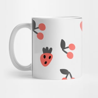 Strawberry Hand Drawn Pattern Mug